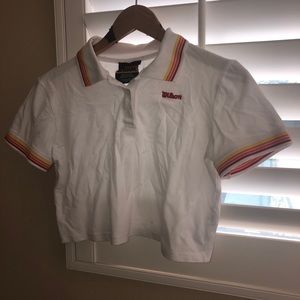 new wilson cropped polo